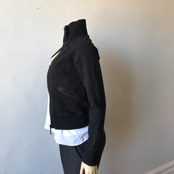 Vintage lululemon black Jacket size 6 - Picture 2 of 6